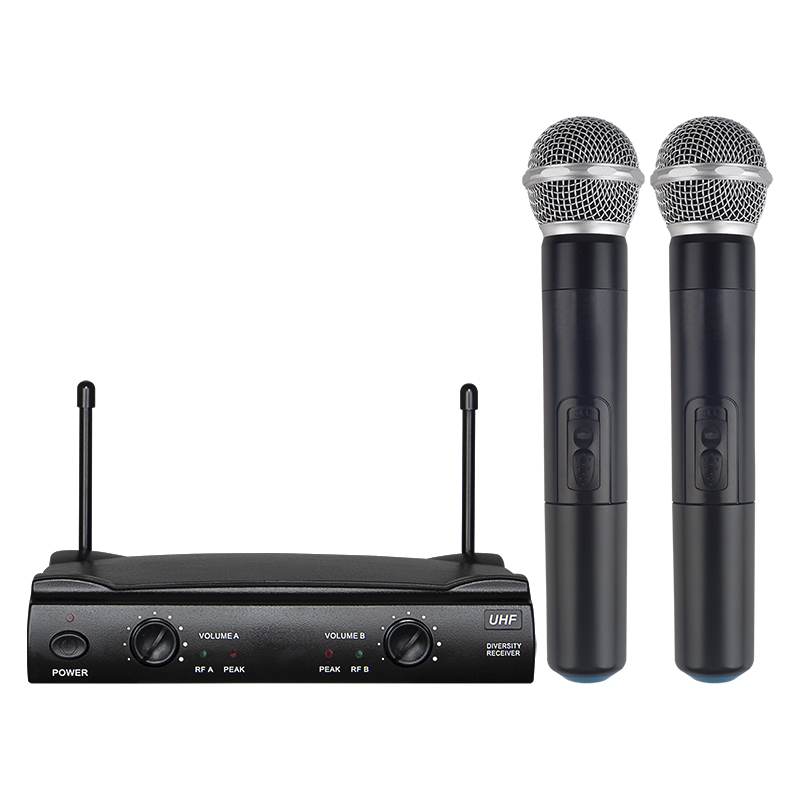 HOT-23 Two channel UHF fixed frequency wireless microphone system